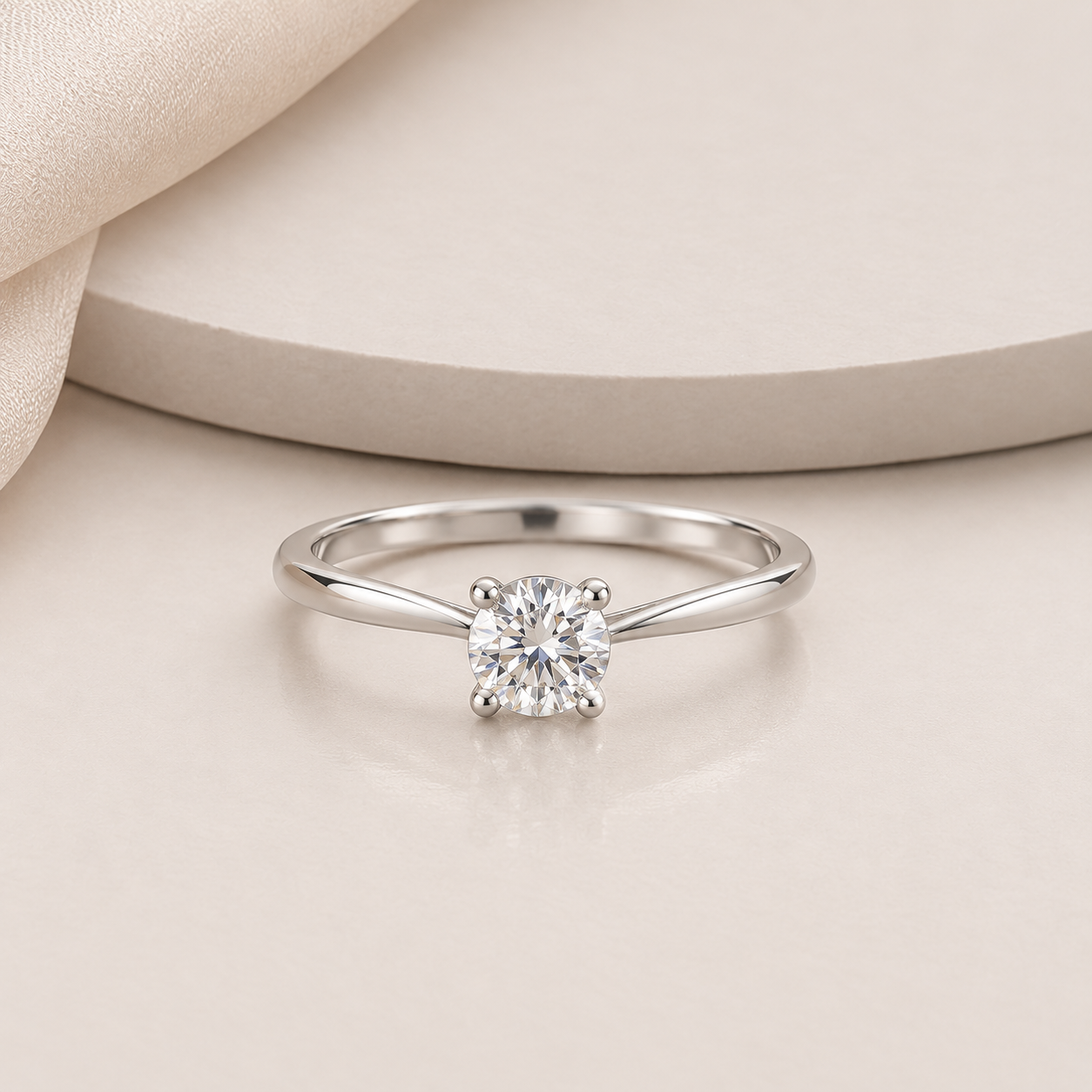 Solitaire Diamond Ring for Women