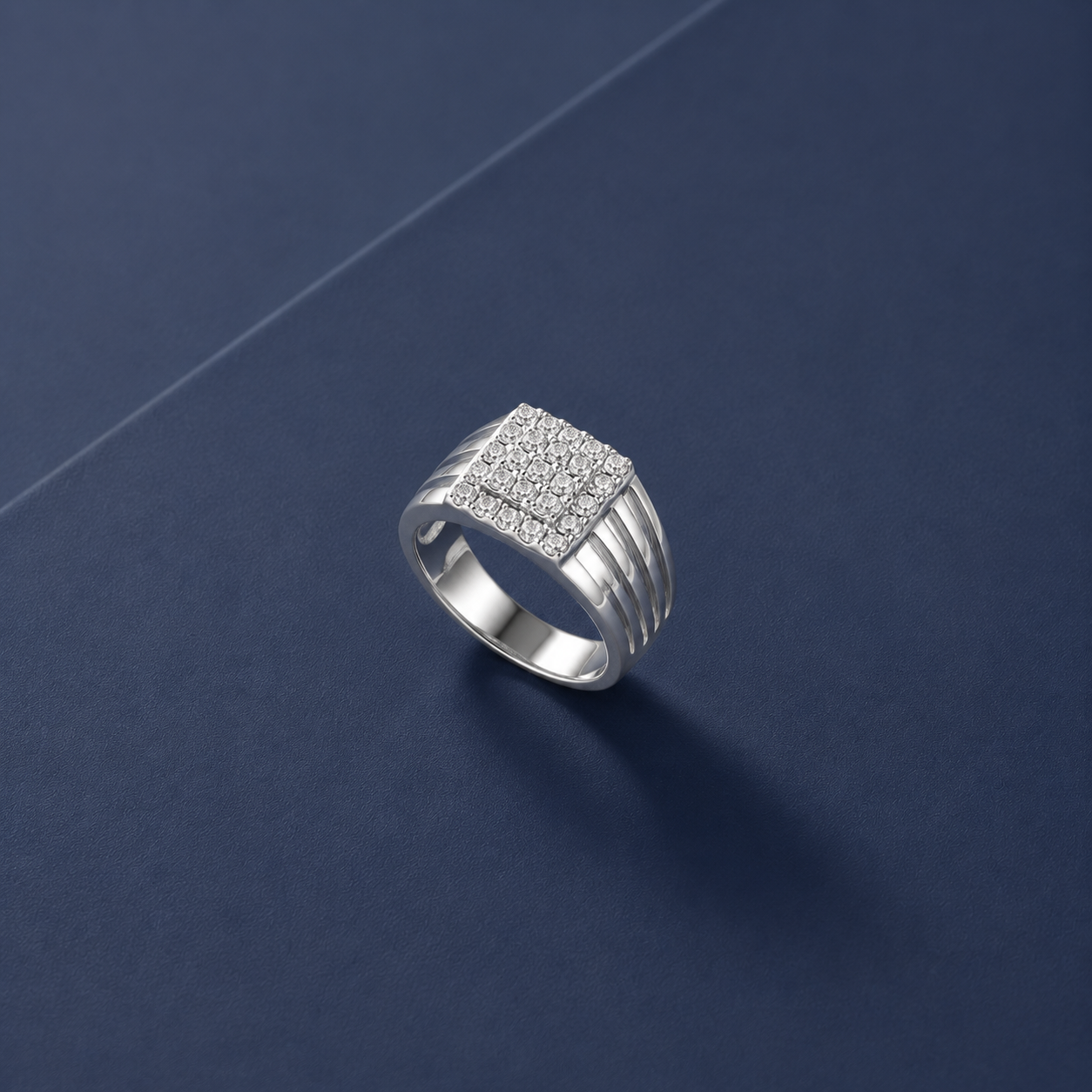Men’s Sterling Silver Stone Ring